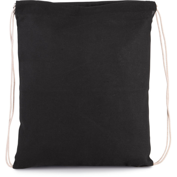Sac à dos en coton bio avec cordelettes personnalisé pour communication d'entreprise – BCM Goodies