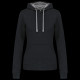 Sweat-shirt à capuche contrastée femme personnalisable – vêtement promotionnel pour entreprises | BCM Goodies
