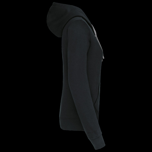Sweat-shirt à capuche contrastée femme personnalisable – vêtement promotionnel pour entreprises | BCM Goodies