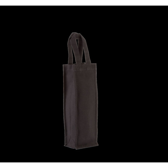 Sac porte-bouteille en coton canvas personnalisé pour entreprises et événements professionnels