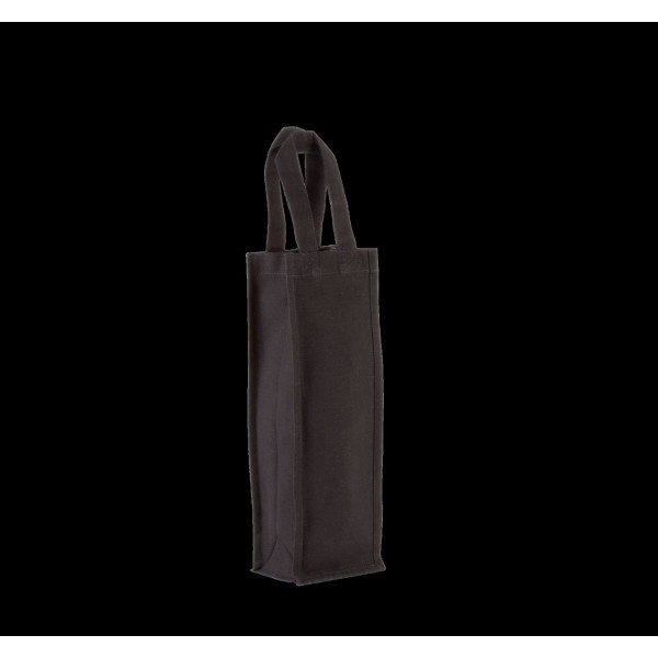 Sac porte-bouteille en coton canvas personnalisé pour entreprises et événements professionnels