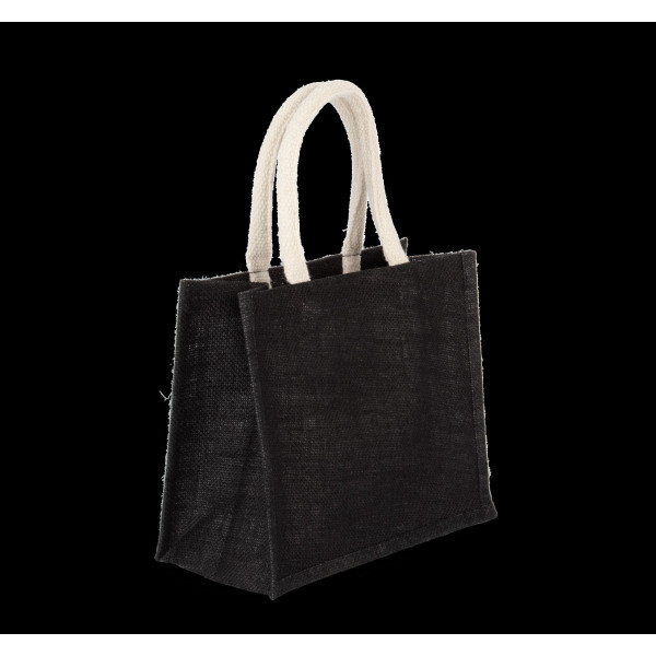 Sac style cabas en toile de jute modèle moyen personnalisable – Communication événementielle et objets publicitaires B2B