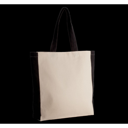 Sac cabas bicolore personnalisé en coton pour communication d’entreprise – BCM Goodies