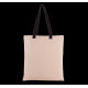 Sac shopping plat en toile avec poignées contrastées personnalisé pour entreprises - BCM Goodies