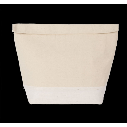 Sac isotherme personnalisable en coton avec fermeture à enroulement – Goodies d’entreprise pour communication B2B
