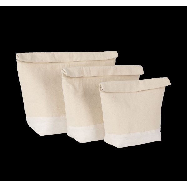 Sac isotherme personnalisable en coton avec fermeture à enroulement – Goodies d’entreprise pour communication B2B