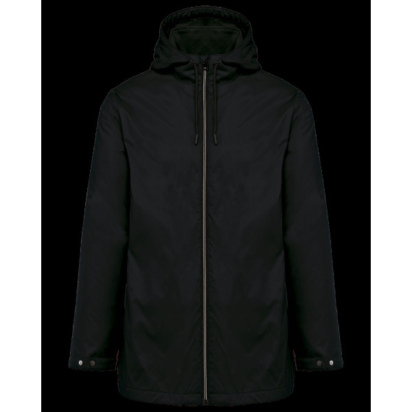 Veste à capuche unisexe personnalisable avec doublure micropolaire pour communication et accueil en entreprise - BCM Goodies