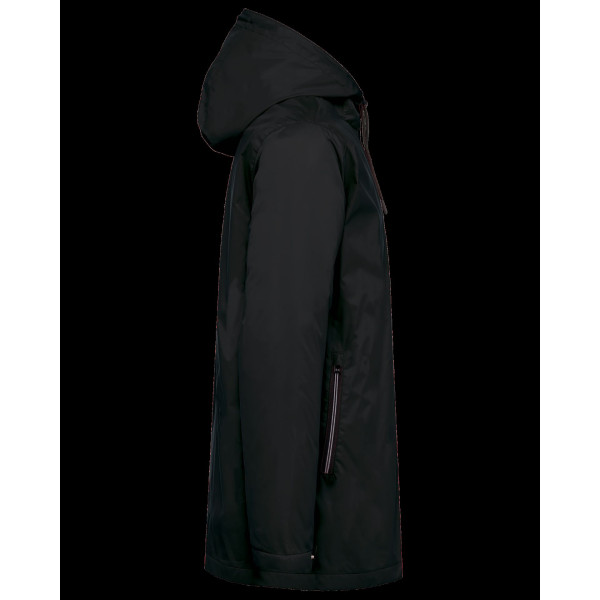 Veste à capuche unisexe personnalisable avec doublure micropolaire pour communication et accueil en entreprise - BCM Goodies