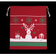 Sac avec cordon motifs de Noël en coton personnalisé pour communication B2B – BCM Goodies