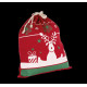 Sac avec cordon motifs de Noël en coton personnalisé pour communication B2B – BCM Goodies