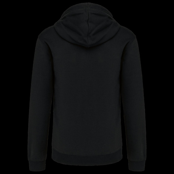 Sweat-shirt zippé à capuche contrastée personnalisé pour communication d’entreprise | BCM Goodies
