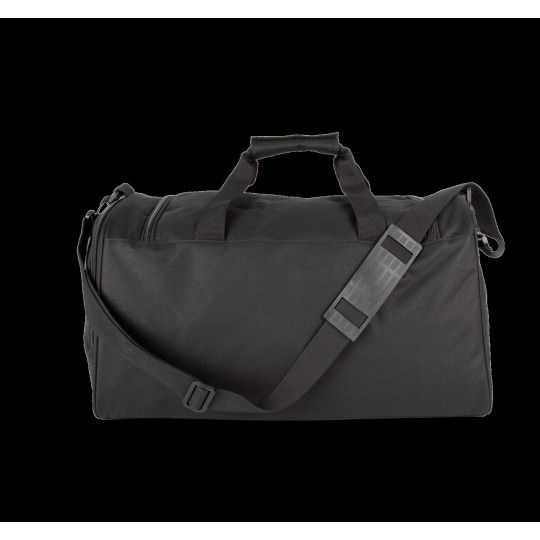 Sac de sport bicolore personnalisable en polyester avec compartiment chaussures – Disponible en tailles M et L – BCM Goodies