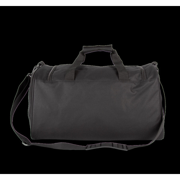 Sac de sport bicolore personnalisable en polyester avec compartiment chaussures – Disponible en tailles M et L – BCM Goodies