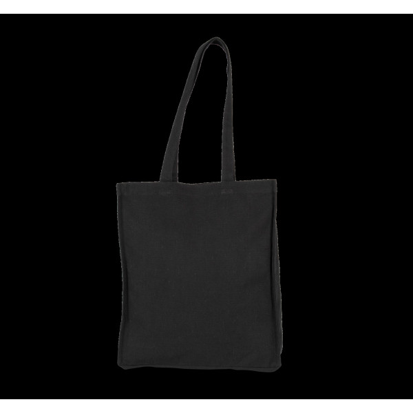 Sac shopping rectangulaire K-loop en coton et polyester recyclés avec traçabilité blockchain – Objet publicitaire écoresponsable