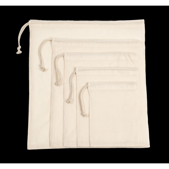 Sac à cordon coulissant en coton biologique personnalisable pour entreprises – BCM Goodies