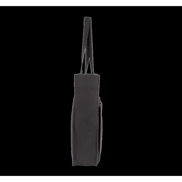Sac à main à double poche frontale personnalisable – Cadeau d’affaires en coton délavé pour communication d’entreprise – BCM Goo