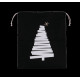 Sac coton à cordon motif sapin personnalisable pour entreprises – Objet promotionnel B2B BCM Goodies