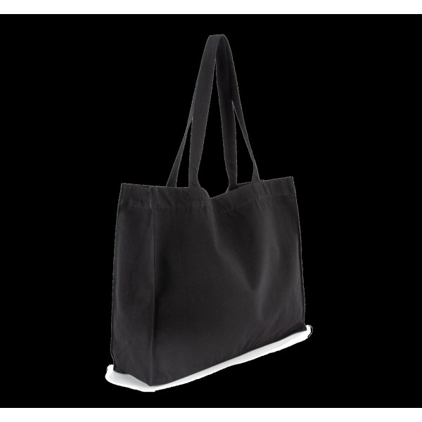 Grand sac shopping personnalisable en coton recyclé pour communication d’entreprise – BCM Goodies