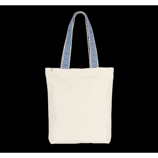 Sac shopping recyclé personnalisable en coton et polyester – Objet publicitaire B2B durable BCM Goodies