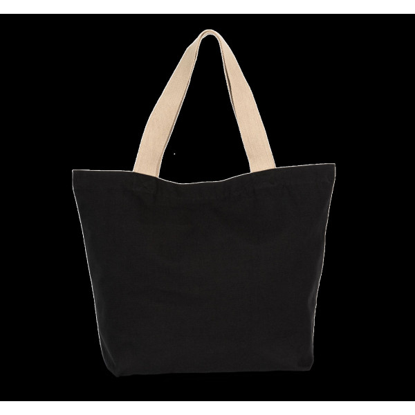 Sac shopping recyclé personnalisable avec poche zippée – Objet publicitaire durable pour entreprises | BCM Goodies