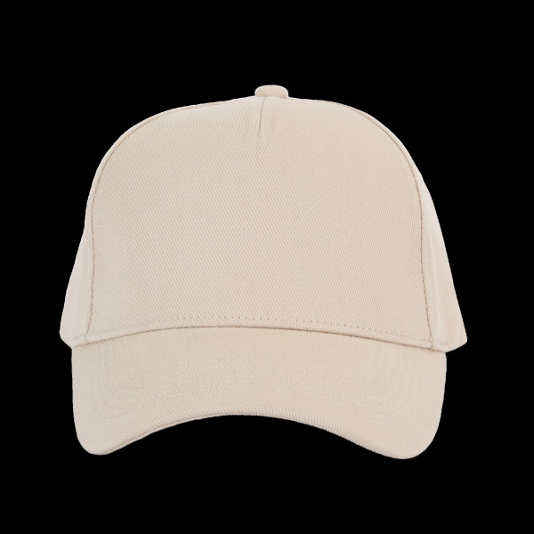 Casquette 5 panneaux personnalisable en coton avec large zone de marquage pour communication visuelle B2B – BCM Goodies