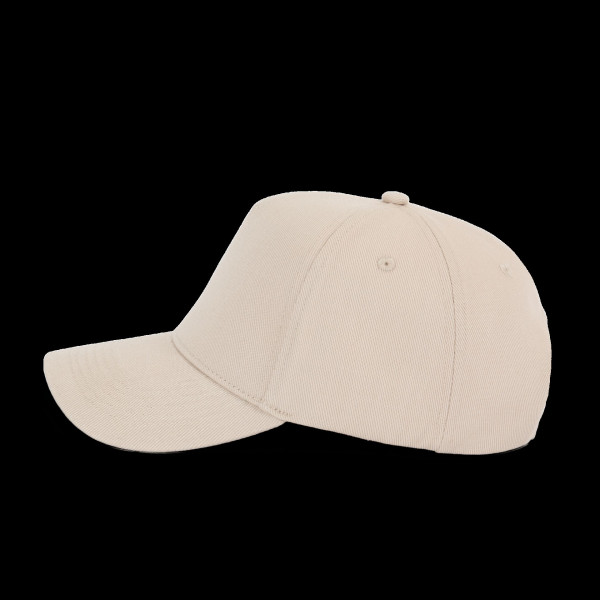 Casquette 5 panneaux personnalisable en coton avec large zone de marquage pour communication visuelle B2B – BCM Goodies