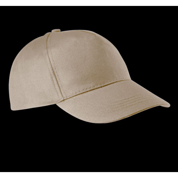 Casquette coton 5 panneaux personnalisable – Accessoire textile B2B pour communication d’entreprise