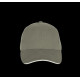 Casquette en coton biologique personnalisable 6 panneaux avec sandwich contrasté pour entreprises – BCM Goodies