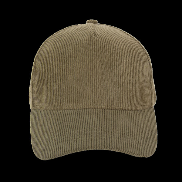 Casquette 5 panneaux en velours personnalisable – Accessoire textile pour communication d’entreprise