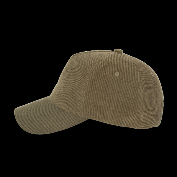 Casquette 5 panneaux en velours personnalisable – Accessoire textile pour communication d’entreprise