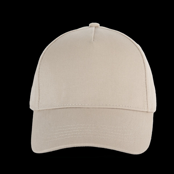 Casquette personnalisable en coton bio 5 panneaux K-up Gold Label pour entreprises – BCM Goodies