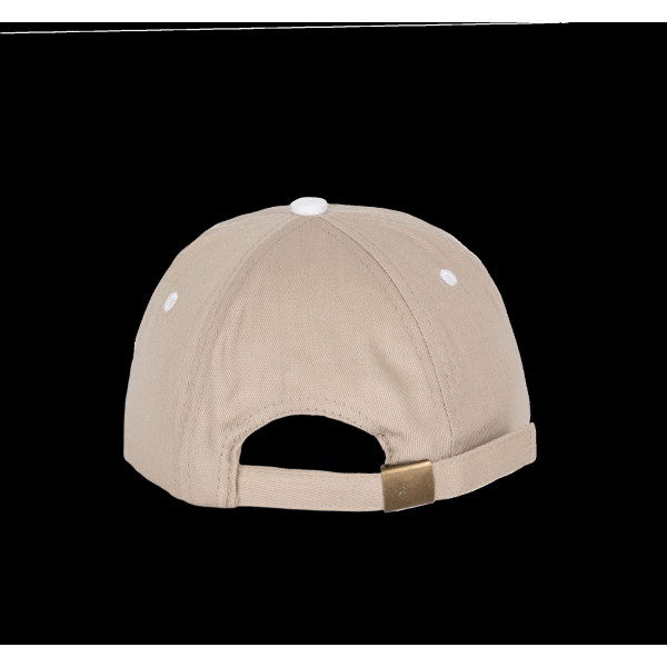 Casquette 6 panneaux personnalisable avec visière contrastée – Support de communication pour entreprises et événements – BCM Goo