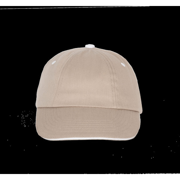 Casquette 6 panneaux personnalisable avec visière contrastée – Support de communication pour entreprises et événements – BCM Goo