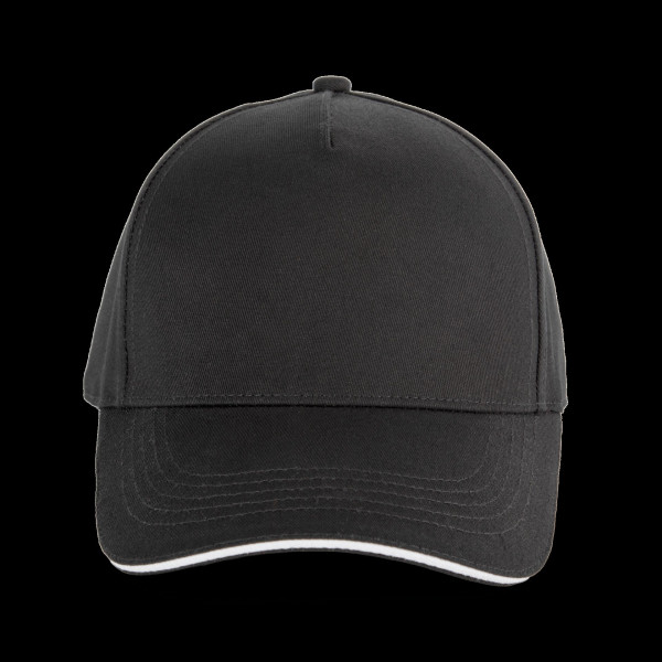 Casquette 5 panneaux avec sandwich personnalisable K-up Gold Label pour communication d’entreprise – BCM Goodies