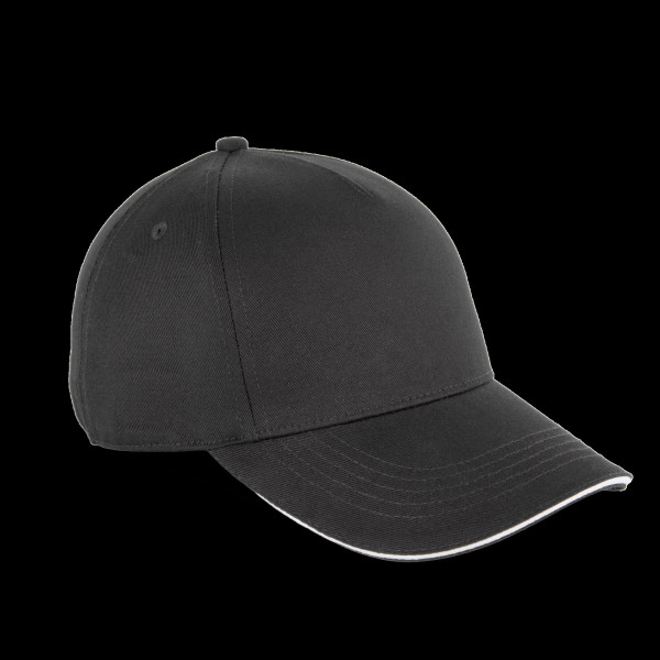 Casquette 5 panneaux avec sandwich personnalisable K-up Gold Label pour communication d’entreprise – BCM Goodies