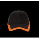 Casquette bicolore 6 panneaux Racing personnalisable – Objet publicitaire pour communication B2B et fidélisation – BCM Goodies