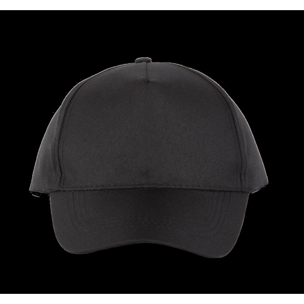 Casquette personnalisable 5 panneaux en polyester avec fermeture réglable – Accessoire promotionnel B2B pour visibilité de marqu