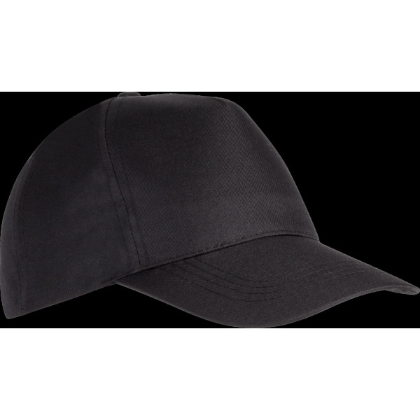 Casquette personnalisable 5 panneaux en polyester avec fermeture réglable – Accessoire promotionnel B2B pour visibilité de marqu