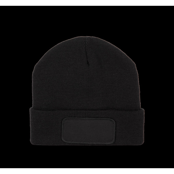 Bonnet personnalisé recyclé avec patch et doublure Thinsulate™ – Objet publicitaire pour communication d’entreprise