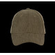 Casquette en velours personnalisable 6 panneaux – Accessoire publicitaire en polyester pour communication d’entreprise