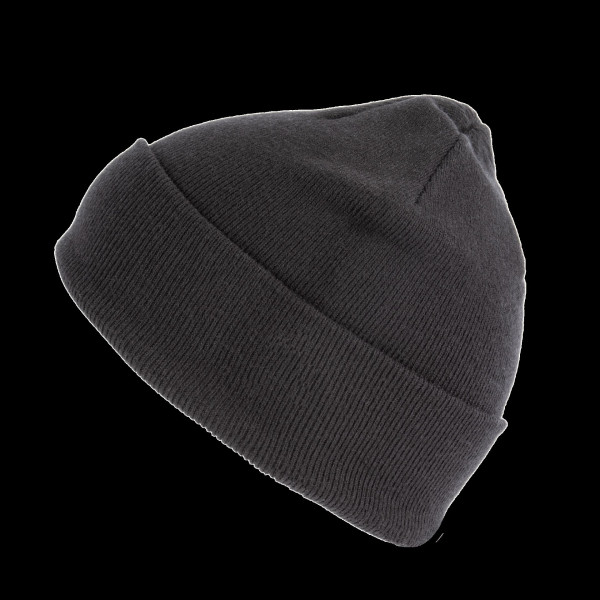 Bonnet personnalisable avec revers K-up Gold Label pour communication d'entreprise et événements professionnels
