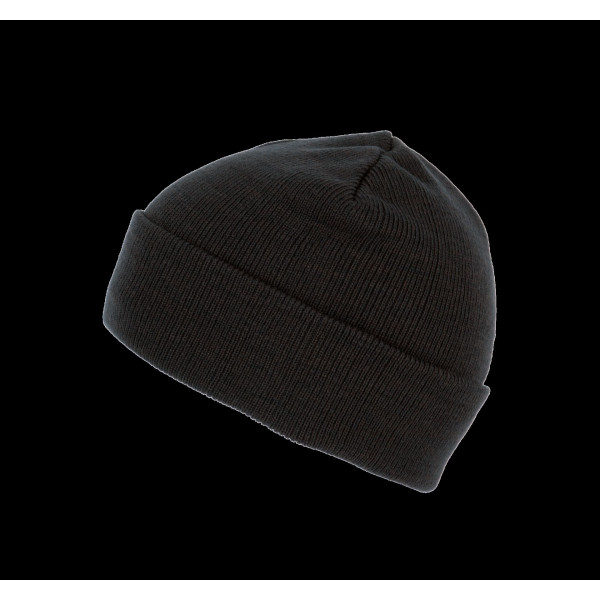 Bonnet recyclé avec revers tricoté personnalisable pour entreprises - BCM Goodies