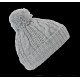 Bonnet en maille tricot personnalisable 100% acrylique avec motifs torsadés – Goodie d’entreprise pour communication et fidélisa