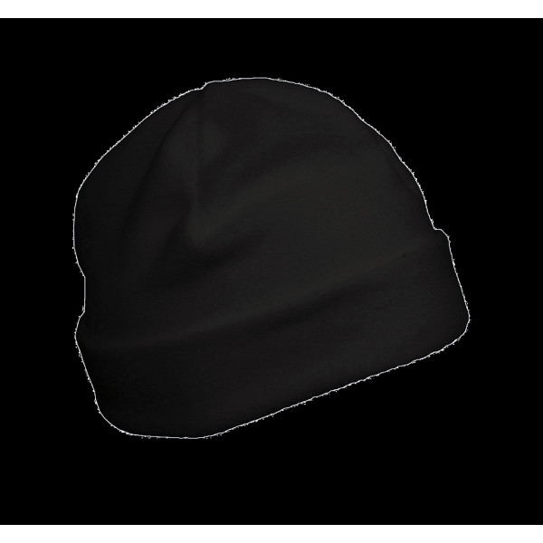 Bonnet recyclé micropolaire avec revers personnalisable – Accessoire publicitaire professionnel BCM Goodies
