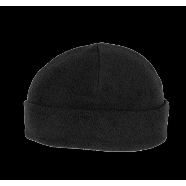 Bonnet recyclé micropolaire avec revers personnalisable – Accessoire publicitaire professionnel BCM Goodies