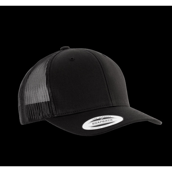 Casquette Trucker rétro personnalisable 6 panneaux pour communication d’entreprise – BCM Goodies