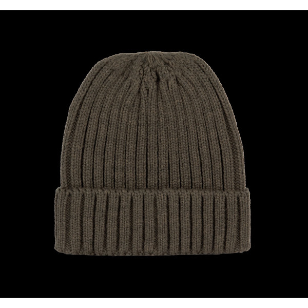 Bonnet personnalisé double côte en Polylana® avec revers – objet publicitaire responsable pour entreprises