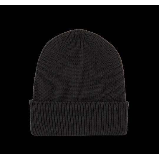 Bonnet côtelé avec revers Polylana® personnalisable – Accessoire textile écoresponsable traçable pour communication d’entreprise