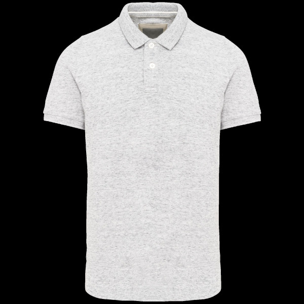 Polo vintage manches courtes homme personnalisable pour entreprises – BCM Goodies