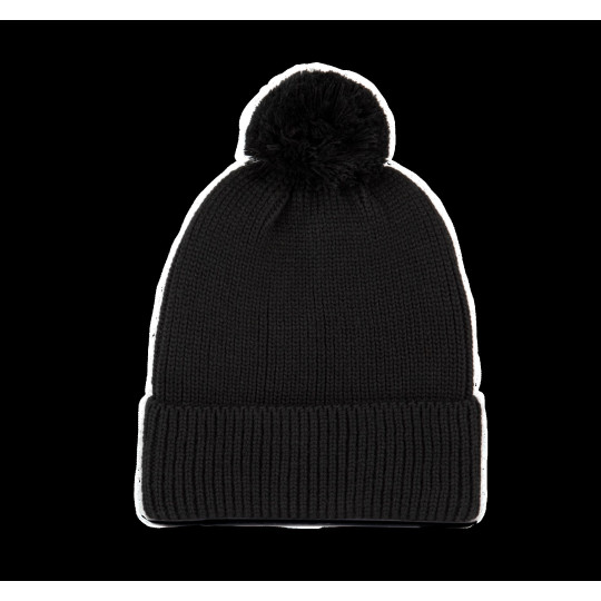 Bonnet avec pompon personnalisé en Polylana® certifié Impact Aware™ – Communication responsable entreprise